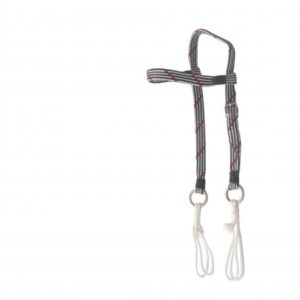 Cabeçada de Sedinha com Argola de Ferro Cores: Cinza Mesclado