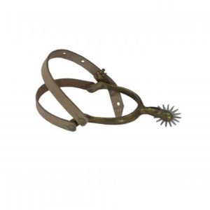 Espora de Metal Amarela 3100 Pesada com Fivela com Correia