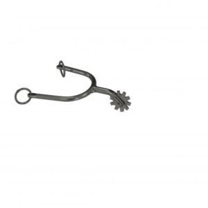 Espora de Aço Inox  5/16 com Roseta de Metal com Argola sem Correia