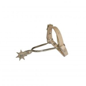 Espora de Ferro Niq. B.C BURITI 1/4 com Argola com Correia