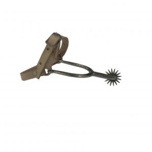 Espora de Metal Comum Niquelada 16 Pontas com Correia