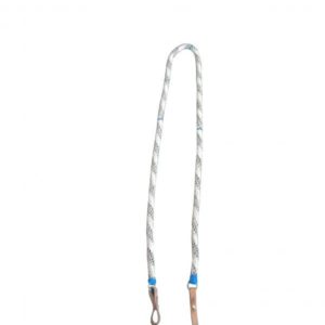 Rédea de Algodão Tricolor Torcida com Argola de Ferro