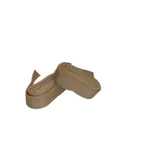 Látego de Fita Polietileno 40mm Cores: Bege e Preto