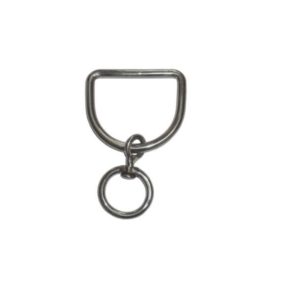 Girador de Aço Inox 5/16 Comum com Meia Argola 70mm 2.3/4 Polegada