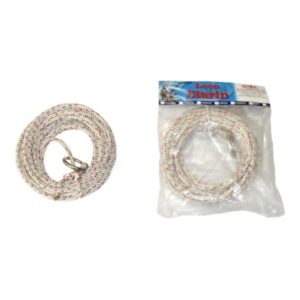 Laço Poliester 11mm Torcido 13 Mts. Cowboy Cores Branco ou Ouro