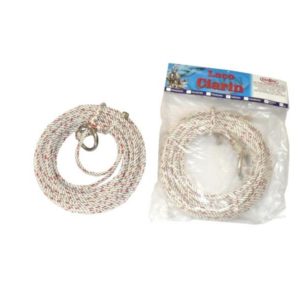 Laço Poliester 11mm Torcido 18 Mts. Cowboy Cores Branco ou Ouro