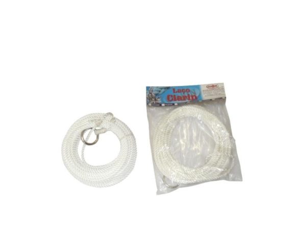 Laço Polipropileno 10mm Branco Torcido Macio Ciarin 10 Mts.