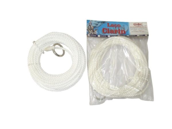 Laço Polipropileno 10mm Branco Torcido Macio Ciarin 15 Mts.