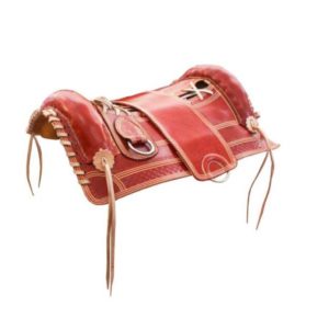 Arreio Bananão com Meia Argola de Metal com Travessao Cores: Havana