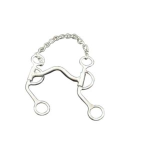 Freio de Aço Inox Gaucho Pequeno com Bocal Baixo