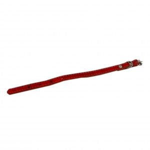 Coleira de Sola Cores Forrada para Cão n°2 Costurado