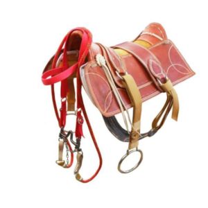 Arreio Cutiano JC Completo de Fita Polipropileno com Meia Argola de Metal