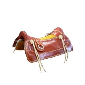 Arreio 1008 Havana com Argola de Metal  Chata sem Travessão Cores: Havana