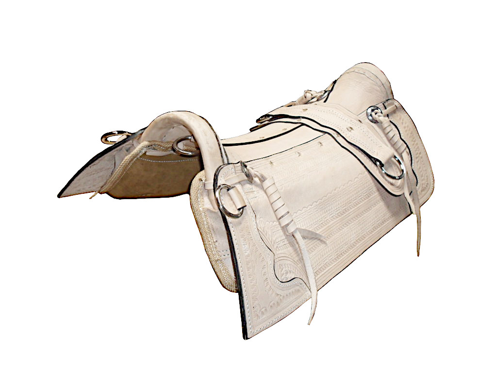 Cód 2552 Arreio Carumbe Especial com argola inox com Suador de Vaqueta (2)