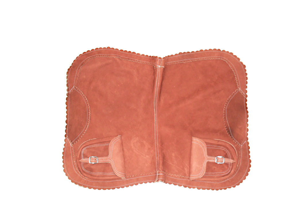 Cód 2518 Baldrana de Vaqueta Crioula com bolso com detalhe lateral